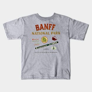 Banff National Park Rocky Mountains Kids T-Shirt